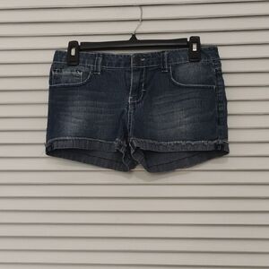 Denim Blue Girls Shorts
